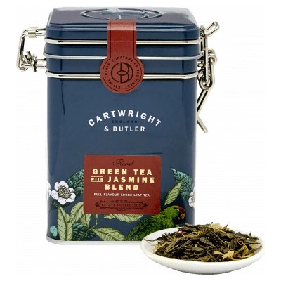 Cartwright & Butler Green Tea With Jasmine Blend Zelený čaj s jasmínem v plechové dóze 70 g