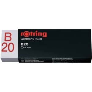 rOtring Ластик с хартия, ROTRING "Rapid B20", бял NRR0194570 (NRR0194570)
