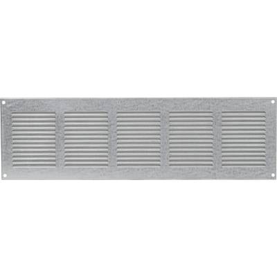 Ventishop KVMp 500x150 kovová hranatá větrací mřížka se síťkou, pozink. ocel