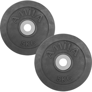 AMILA Диск гумиран 5кг Amila Cover A 30мм - 2 бр