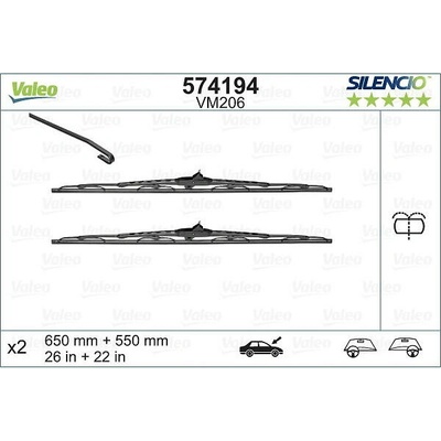 Valeo Silencio 650+550 mm ST VM206