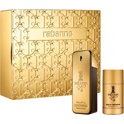 Paco Rabanne 1 Million Darčeková sada, toaletná voda 100ml + deostick 75ml