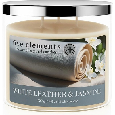 Five Elements White Leather & Jasmine 420 g