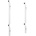 Multibrackets Комплект за удължаване за Samsung Flip 2, Multibrackets MB-9042, 65", макс. 30 кг, бял (7350073739042)