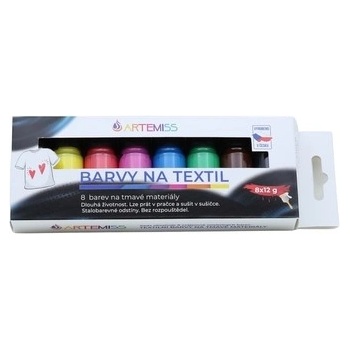 Artemiss Sada na tmavý textil 8 farieb