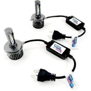  Комплект Умалени Мини Лед Led Диодни Крушки H4 Х4 12V - 24V 70W 10000lm За Фарове Can Bus без Грешки къси/дълги Photon M