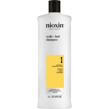 Nioxin Scalp + Hair Shampoo šampon proti vypadávání vlasů 1000 ml