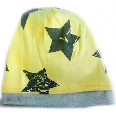 dětská bavlněná čepice Starsbarev Žlutá