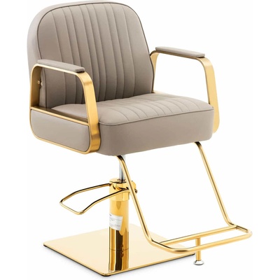 physa Салонен стол с подложка за крака - 920 - 1070 мм - 200 кг - златист / сив (physa staunton beige)