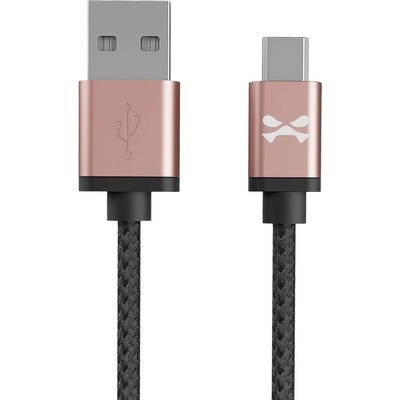 Ghostek - NRGline Micro USB 1, 8m , Black/Rose (GHOCBL031)