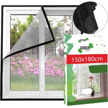 Garden Line 4509 síťka na okna proti hmyzu 150 x 180 cm černá