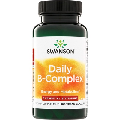 Swanson Daily B-Complex 100 rastlinných kapsúl