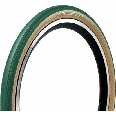 Plášt Panaracer Agilest for Brompton 16×1.35, British Racing Green/Amber
