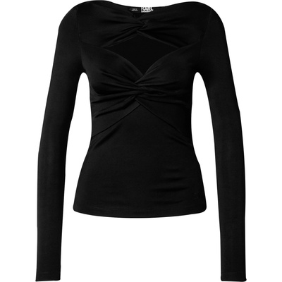 Karl Lagerfeld Тениска черно, размер S