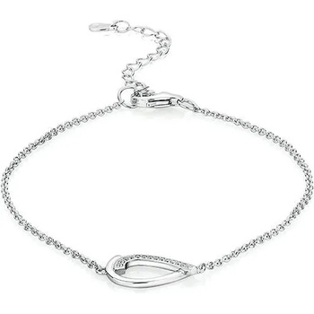 Image 1 of Swan Сребърна гривна с циркони JT7352B Swan