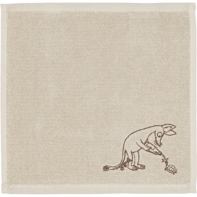 Arabia Finland ručník na ruce Mumínci Ňuf 25 x 25 cm béžový