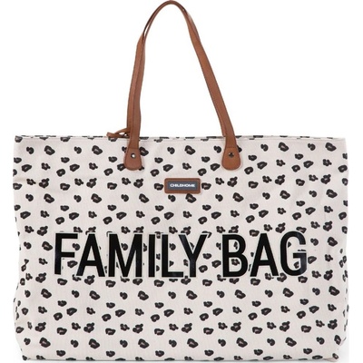 Childhome Cestovná taška Family Bag Canvas Leopard