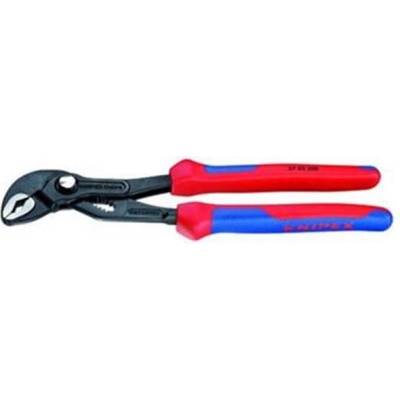 Knipex 87 02 300 - Kleště stavitelné siko 300mm instalatérské, Cobra, leštěné, Bi-plast rukojeti