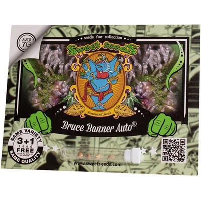 Sweet Seeds Bruce Banner AUTO semienka neobsahujú THC 3 ks
