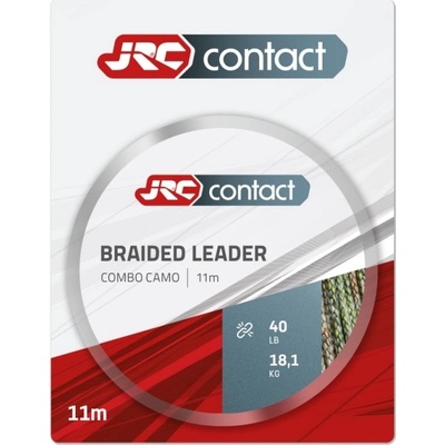 JRC Contact Braided Leader Combo Camo 11m 40lb