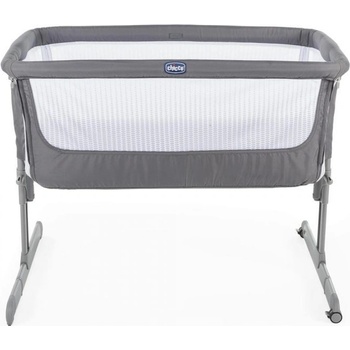 CHICCO Postieľka Next2Me Air Dark Grey