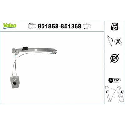 Zvedací zařízení oken VALEO 851868