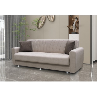 ЕВРОМАР Диван ernest тройка разтегателен бежов