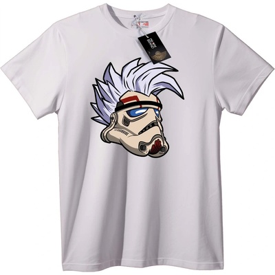 NOONEBRAND Тениска Anime Stormtrooper - XL, White