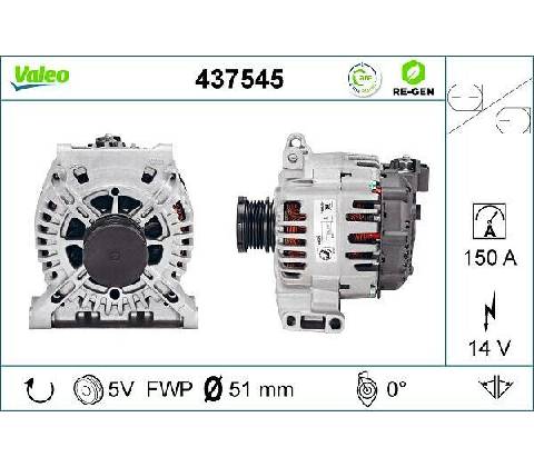 Generátor VALEO 437545