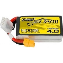 GENS ACE LIPO TATTU R-Line FPV serie 4S 4S1P 130C Version 4.0 14,8V 1400 mAh