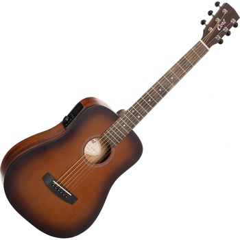 Cort Earth GO Open Pore Brown Burst Електро-акустична китара Дреднаут