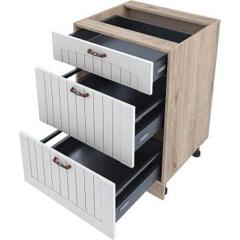 ИРИМ Долен кухненски шкаф Сити АРФ-Бяло фладер-04-54 60 см