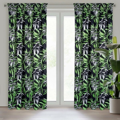 Pierre Cardin ZATEMŇOVACÍ ZÁVĚS NA PÁSCE PIERRE CARDIN ZOJA 140X270 CM VZOROVANÁ