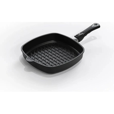 AMT I285 BBQ Grilovacia hranatá panvica 28x28 cm indukcia