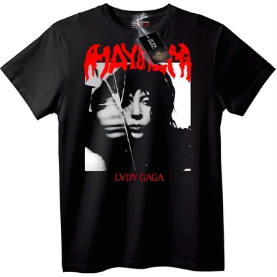 NOONEBRAND Тениска MAYHEM Lady Gaga - 2XL, White