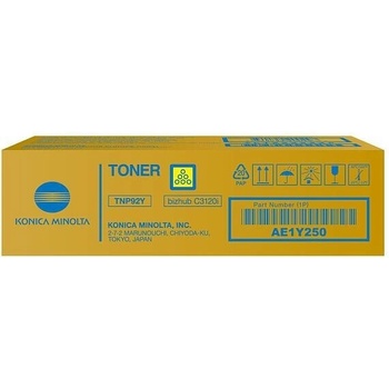 Konica Minolta TNP-92Y AE1Y250 жълт (yellow) оригинален тонер (AE1Y250)