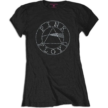 Image 1 of Pink Floyd Circle Logo Black XL Дамски Риза (PFTS91LB04)
