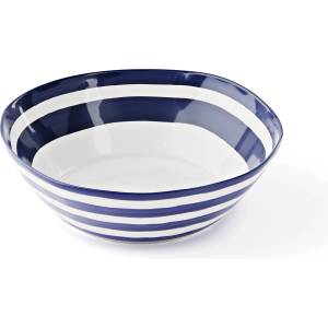 Guzzini Купа Riviera раирана 30 см бяла и тъмносиня (13290376)