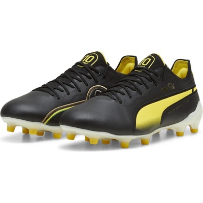 PUMA Футболни бутонки Puma King Ultimate Firm Ground Football Boots - Blk/Wht/Yellow