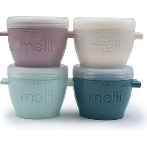 Melii Контейнери за храна Melii - Snap & Go, 4 х 118 ml (ML40001)