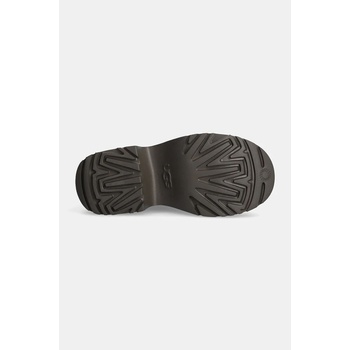 Ugg Велурени боти UGG Classic Ultra Mini New Heights в кафяво с дебел ток с изолация 1158311-HCK (1158311.HCK)