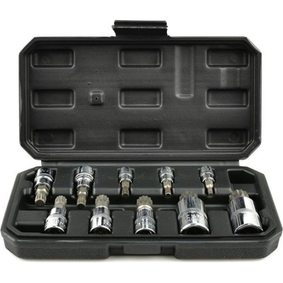GEKO Hlavice zástrčné XZN 1/4”, 3/8”, 1/2”, M4-M18, sada 10ks G13551 – Zboží Dáma