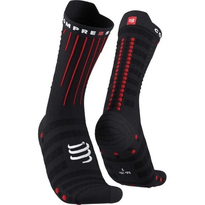 Compressport ponožky Aero Socks black red