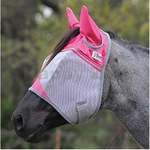 CASHEL Crusader Maska Fly Mask with Ears Pink