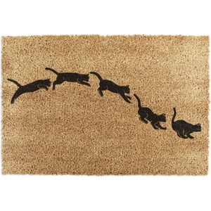 Artsy Mats Изтривалка от кокосови влакна 40x60 cm Jumping Cats - Artsy Doormats (6040-JUMPINGCATS)