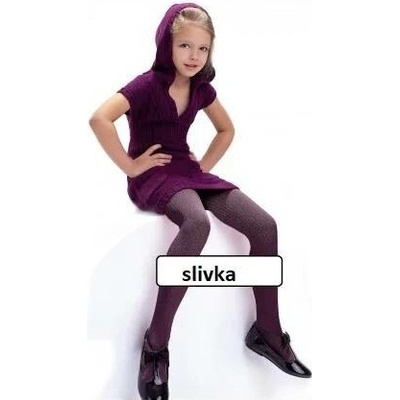 Dětské punčocháče Agatka 100 DEN švestková