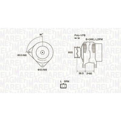 generátor MAGNETI MARELLI 063731933010