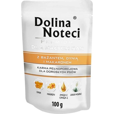 Dolina Noteci Premium Малки породи с фазан, тиква и паста 100 г