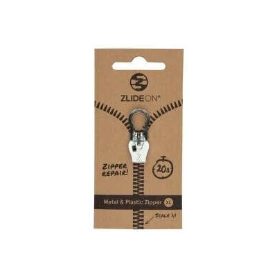 ZlideON Repair slider for metal and plastic zipper Sivá XL