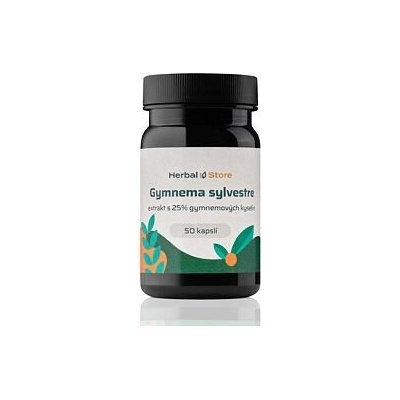 Gymnema sylvestre kapsle extrakt s 25% gymnemových kyselin 50 kapslí